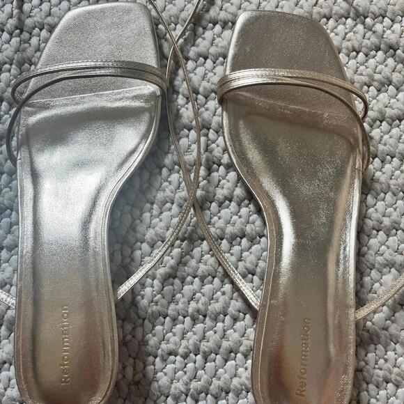 REFORMATION Alice Heeled Sandals - Picture 3 of 5